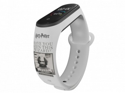 Náhradní náramek Mi band 3/4/5/6 Harry Potter - SIRIUS BLACK bílý