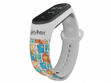 Náhradní náramek Mi band 3/4/5/6 Harry Potter - BRADAVICKÉ KOLEJE bílý