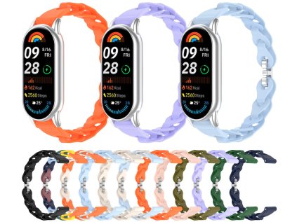 Silikonový řetízkový řemínek Mi Band 8/9/10