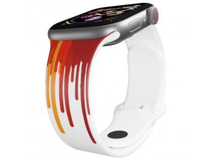 Apple watch řemínek Barvy podzimu bílý