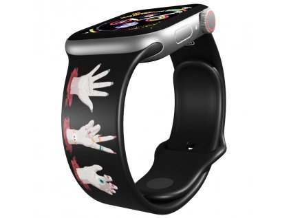 Apple watch řemínek Ruce ze záhrobí černý