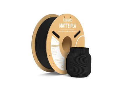 Elegoo PLA MATTE filament 1,75 mm 1 kg černá