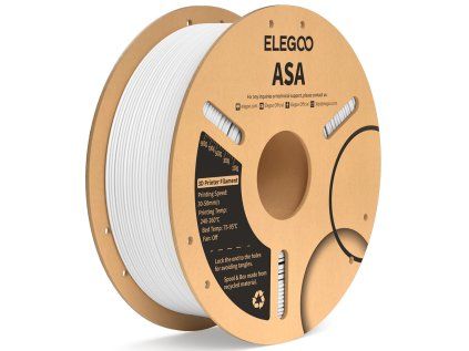 Filament ELEGOO ASA 1,75 mm 1 kg, Bílá