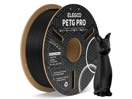 Filament ELEGOO PETG PRO 1,75 mm 1 kg, Černá