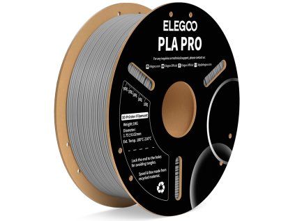 Filament ELEGOO PLA PRO 1,75 mm 1 kg, Šedá