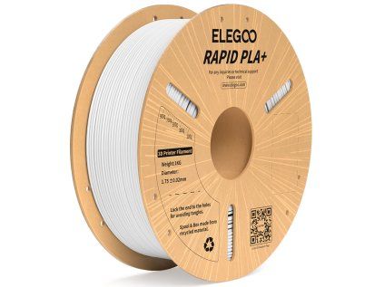 Filament ELEGOO Rapid PLA+ 1,75 mm 1 kg, Bílá