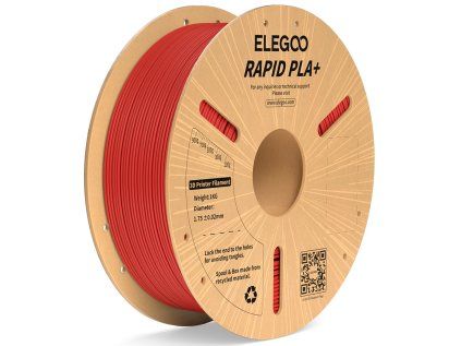 Filament ELEGOO Rapid PLA+ 1,75 mm 1 kg, Červená