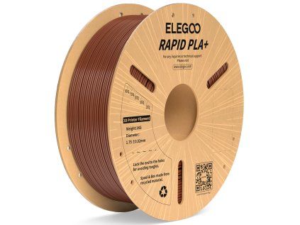 Filament ELEGOO Rapid PLA+ 1,75 mm 1 kg, Hnědá