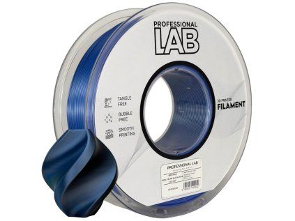 Filament Professional Lab PLA Silk 1,75 mm 1 kg, Dvoubarevný modro-černá