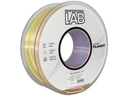 Filament Professional Lab PLA Silk 1,75 mm 1 kg, Vícebarevná
