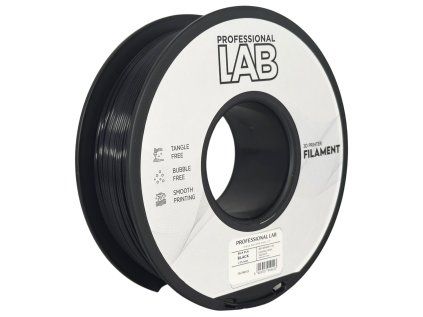 Filament Professional Lab PLA Silk 1,75 mm 1 kg, Černá