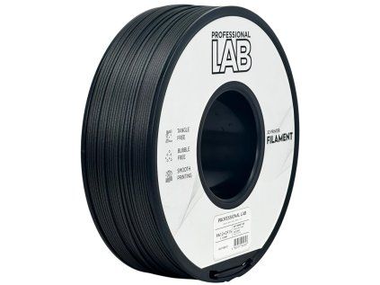 Professional Lab PA12 + CF15 1,75 mm 1 kg, Černá