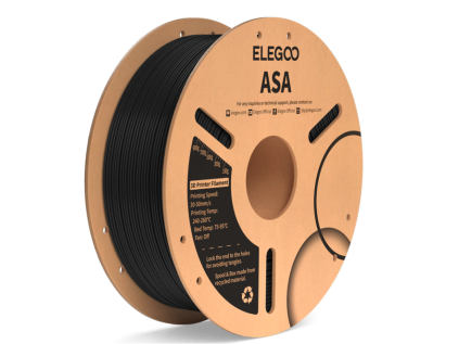 Filament ELEGOO ASA 1,75 mm 1 kg, Ultra černá