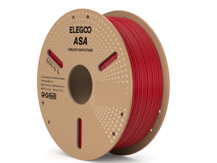 Filament ELEGOO ASA 1,75 mm 1 kg, Červená