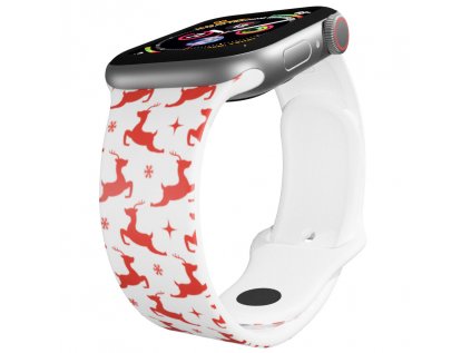 Apple watch řemínek Sobíci 2 bílý
