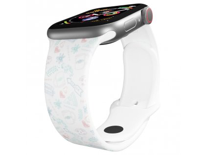 Apple watch řemínek Friends 10Apple watch Apple watch řemínek Friends 10Friends 10 bílý
