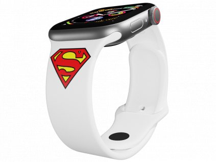 Apple watch řemínek Superman - Logo bílý