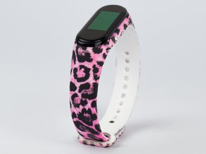 Růžový gepard náhradní náramek pro Mi Band 5/6/7Růžový gepard