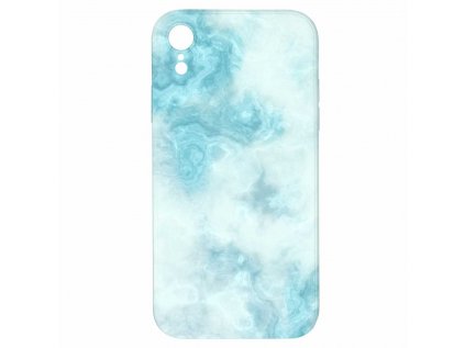 Světle modrý mramor pro iPhone XRsvetle modry mramor