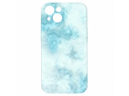 Světle modrý mramor pro iPhone 13svetle modry
