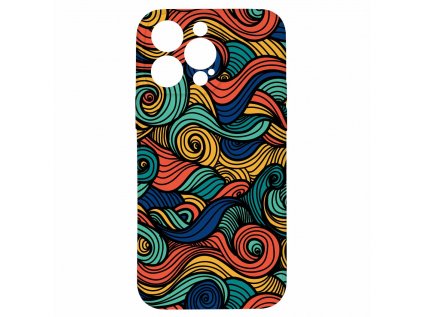 barevne Barevné vlny pro iPhone 14 Pro Max