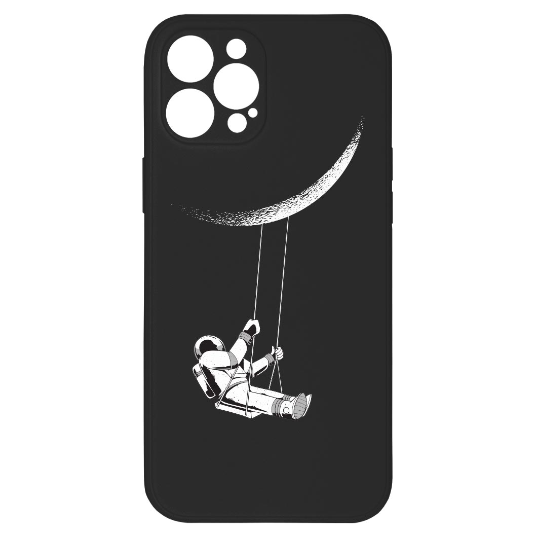 Levně Kryt Astronaut na houpačce pro iPhone 12 Pro Max