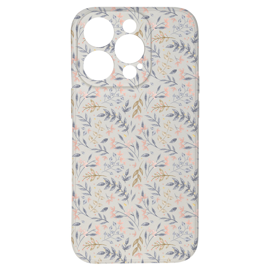 Levně Kryt Kytky bílý pro iPhone 14 Pro
