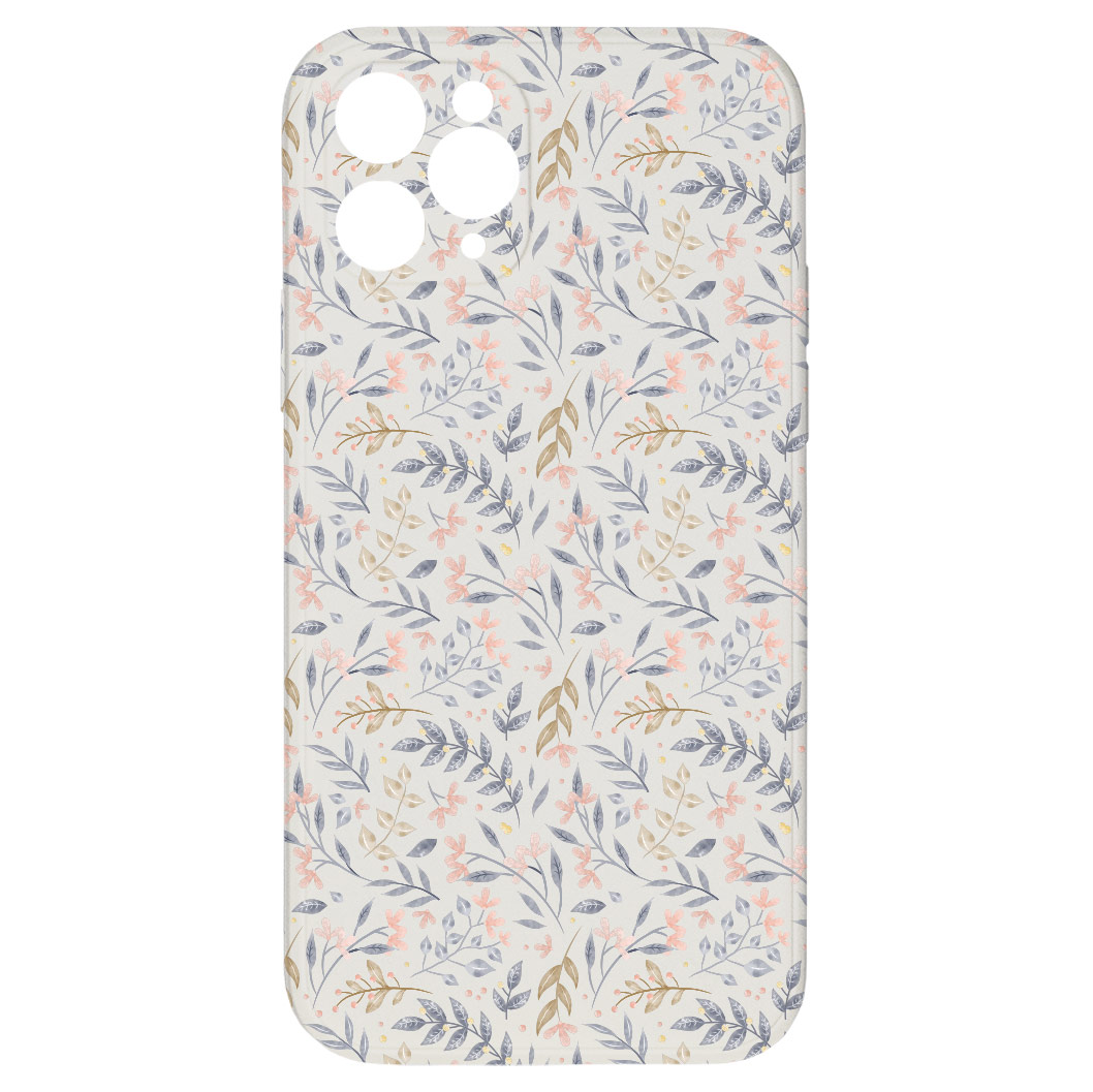 Levně Kryt Kytky bílý pro iPhone 11 Pro