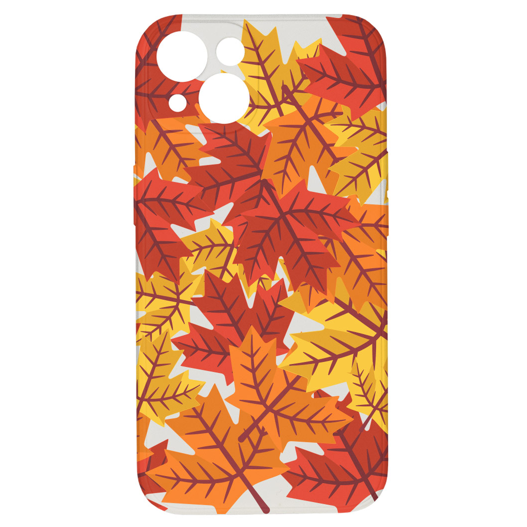 Levně Kryt Kupa listí pro iPhone 13