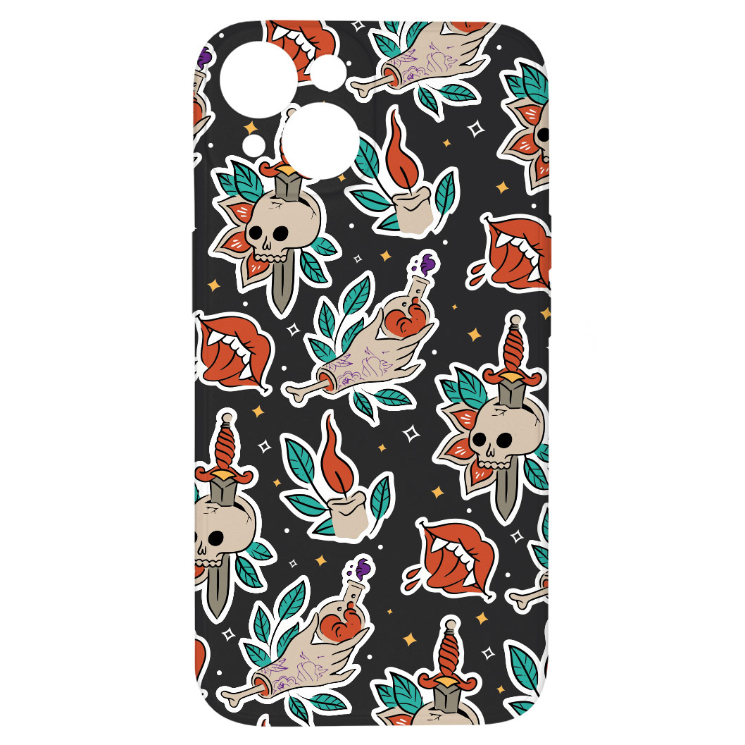 Levně Kryt Samolepky halloween pro iPhone 14
