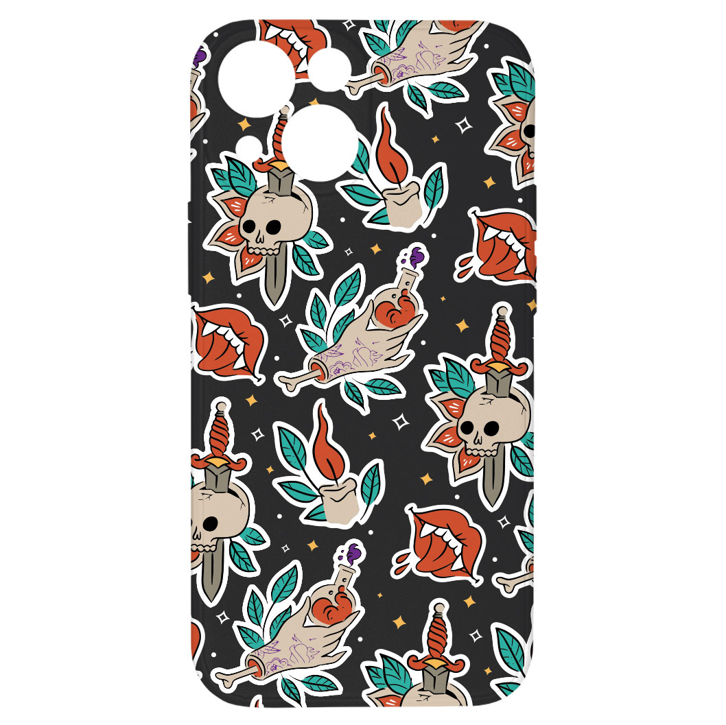 Levně Kryt Samolepky halloween pro iPhone 13