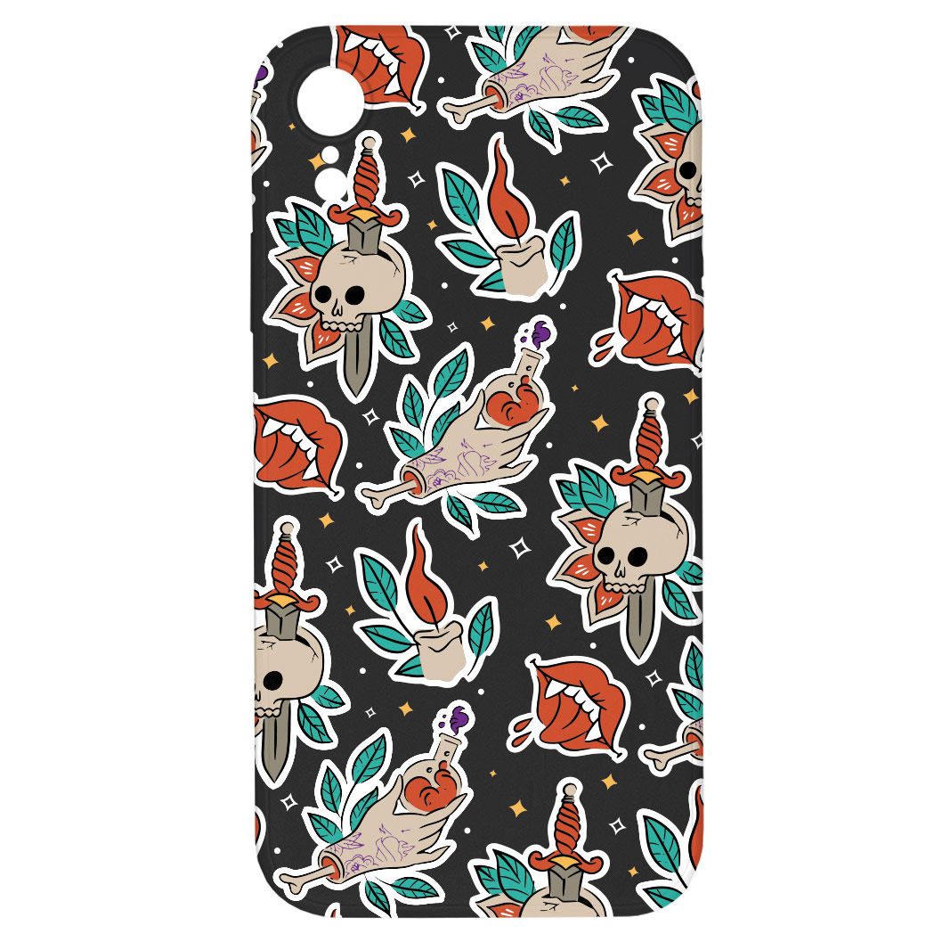 Levně Kryt Samolepky halloween pro iPhone XR