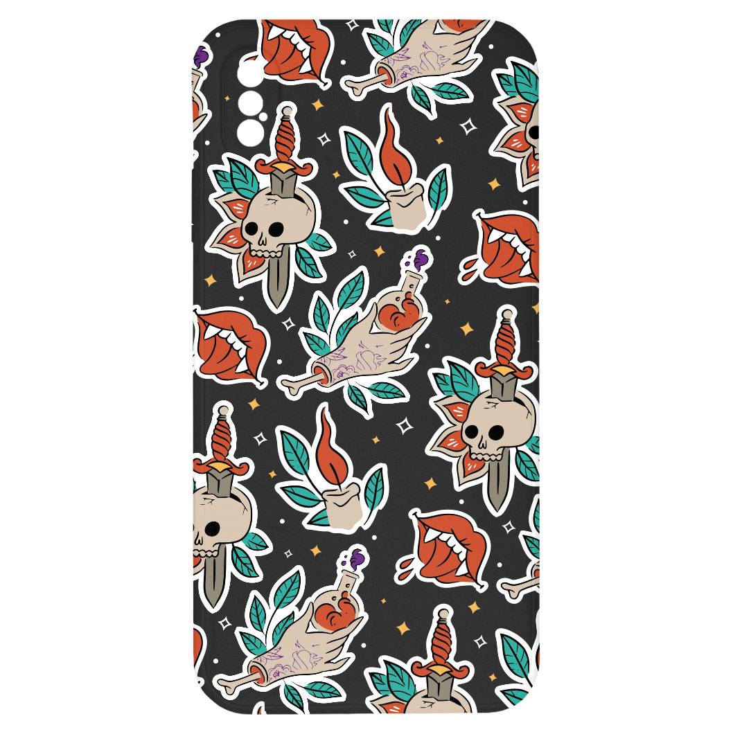 Levně Kryt Samolepky halloween pro iPhone XS Max