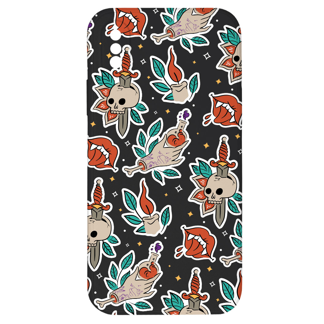 Levně Kryt Samolepky halloween pro iPhone X/XS