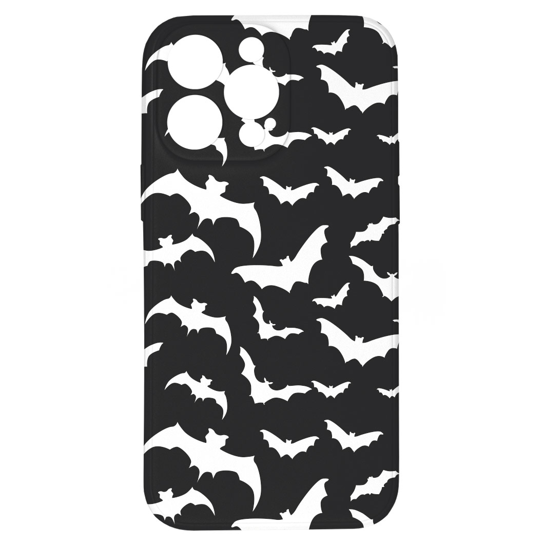 Levně Kryt Netopýři černý pro iPhone 14 Pro Max