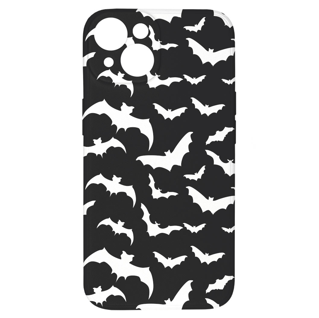 Levně Kryt Netopýři černý pro iPhone 14