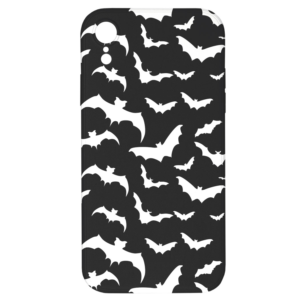 Levně Kryt Netopýři černý pro iPhone XR