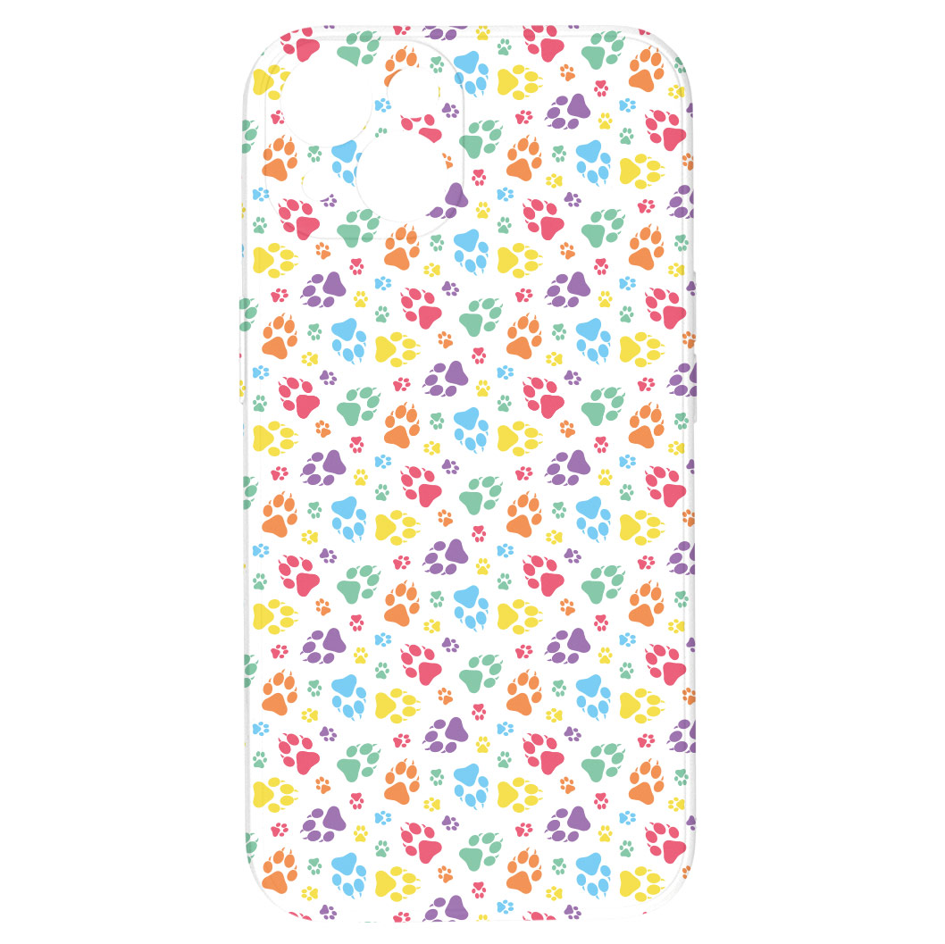 Levně Kryt Barevné tlapičky pro iPhone 13