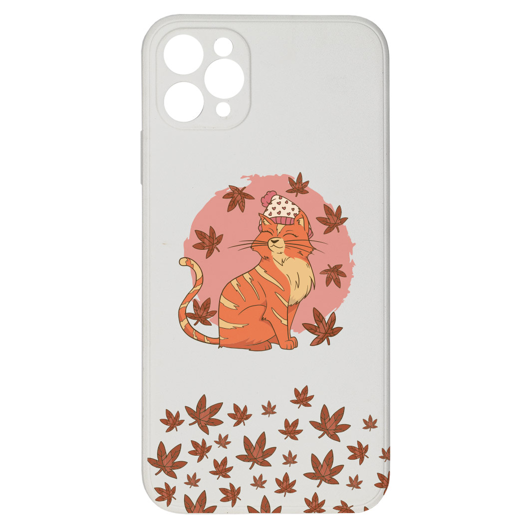 Kryt Kočka v listí pro iPhone 11 Pro Max
