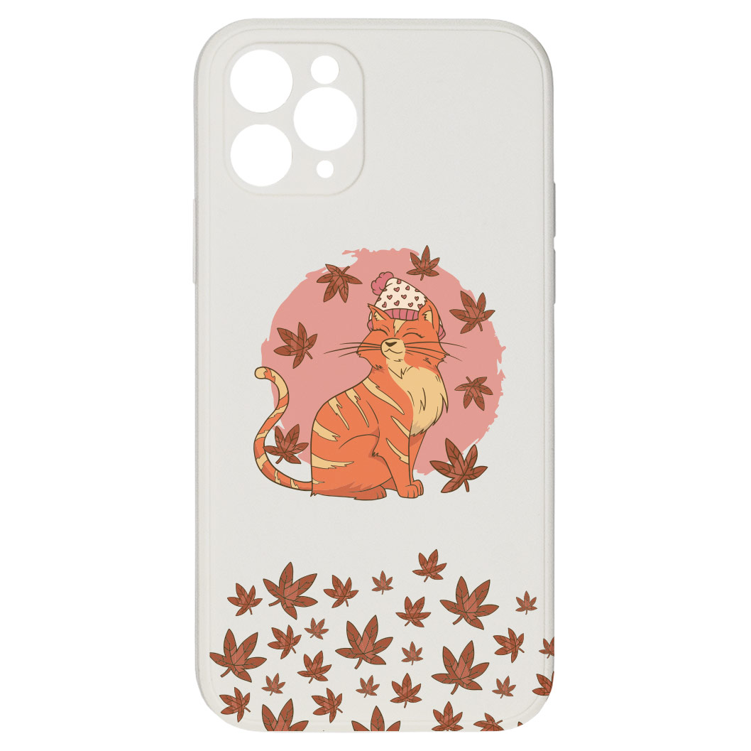 Mi-band.cz Kryt Kočka v listí pro iPhone 11 Pro