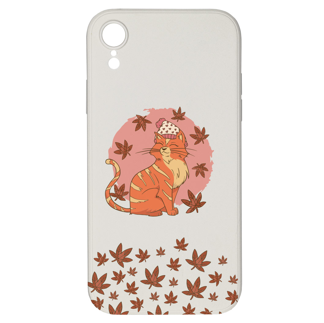 Kryt Kočka v listí pro iPhone XR
