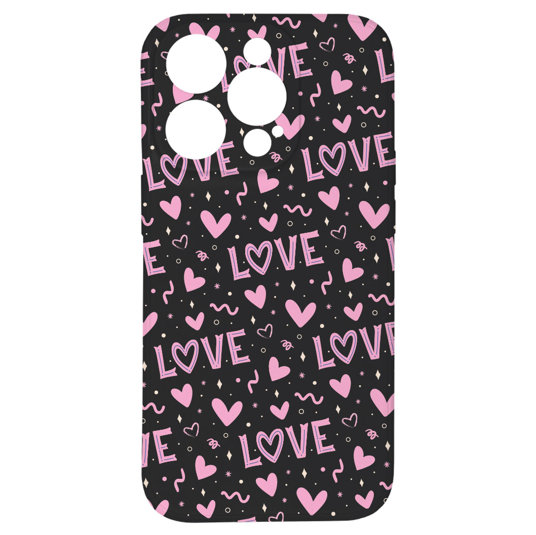 Levně Kryt Love černý pro iPhone 14 Pro