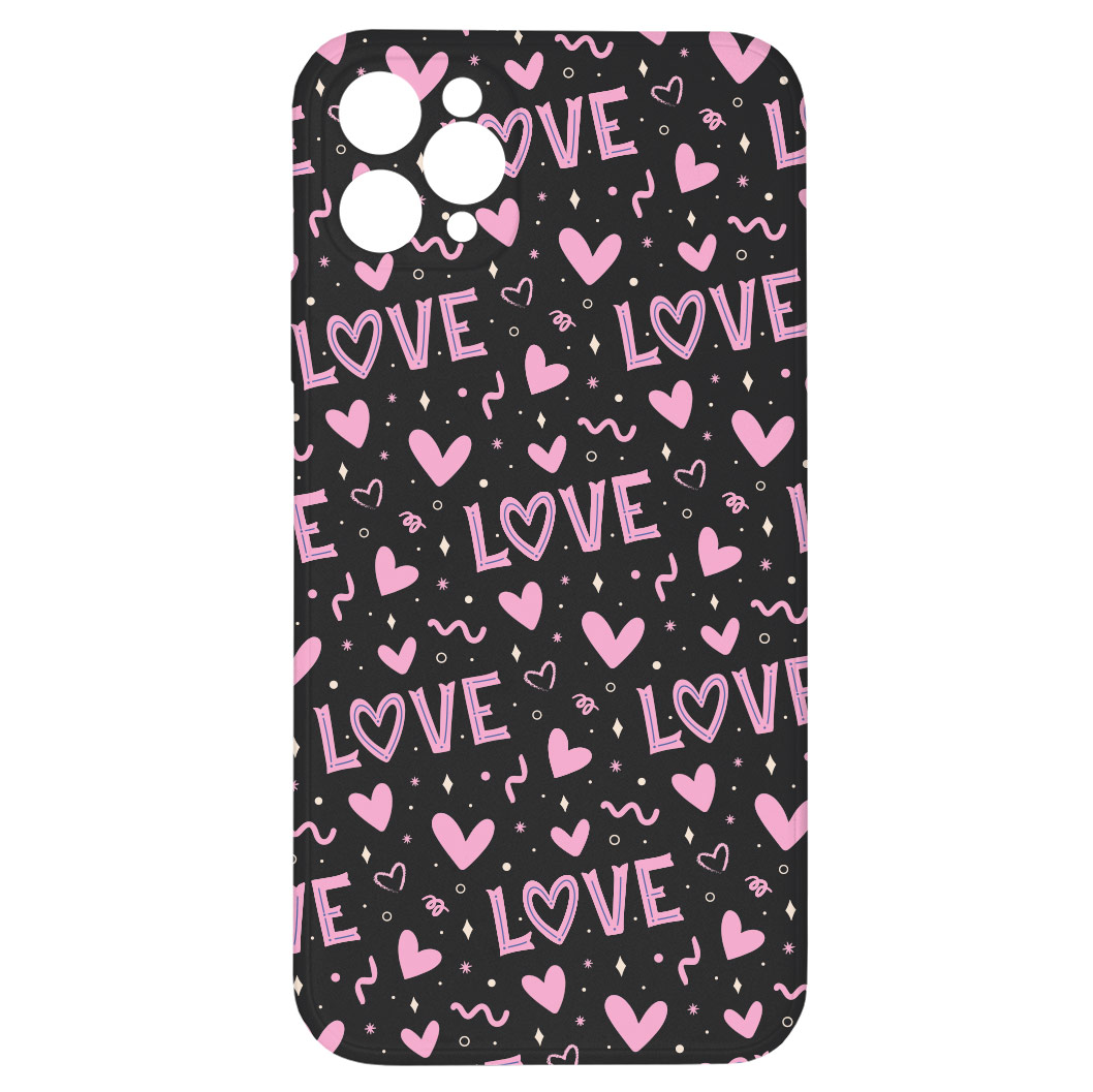 Levně Kryt Love černý pro iPhone 11 Pro Max