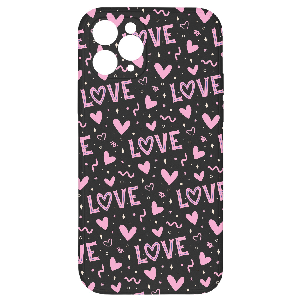 Levně Kryt Love černý pro iPhone 11 Pro