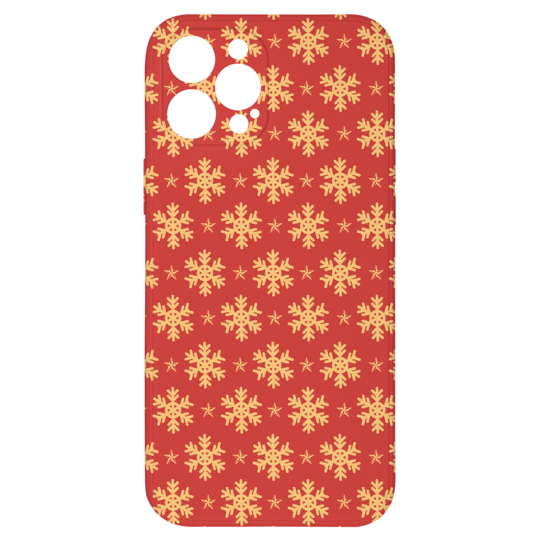 Levně Kryt Sněhové vločky pro iPhone 12 Pro Max