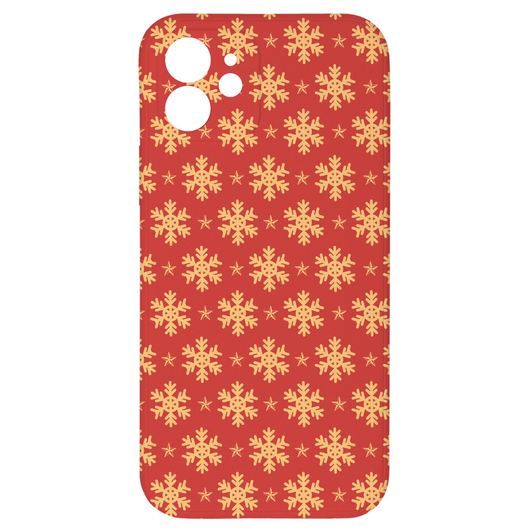 Levně Kryt Sněhové vločky pro iPhone 12