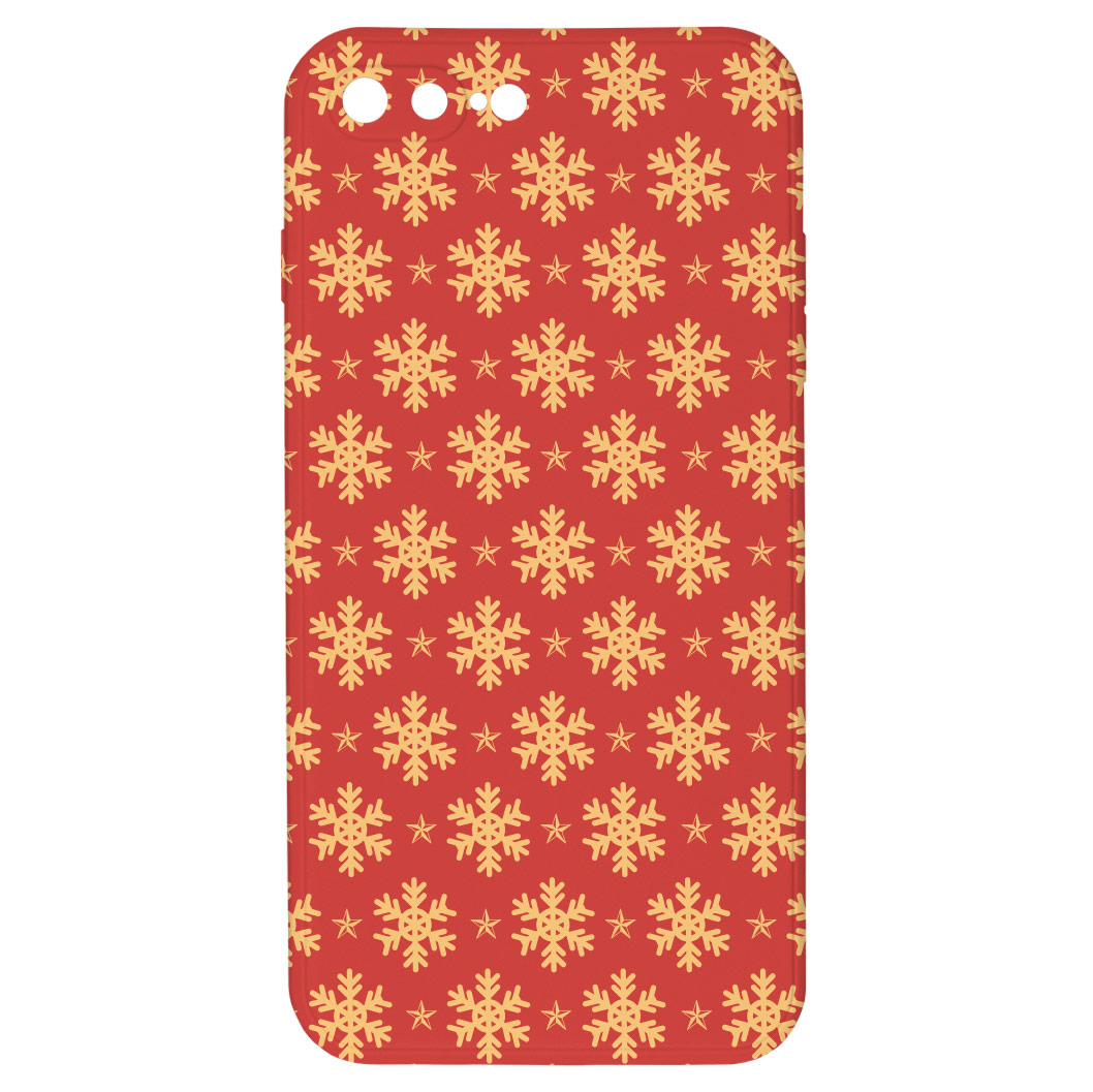 Levně Kryt Sněhové vločky pro iPhone 7/8 Plus