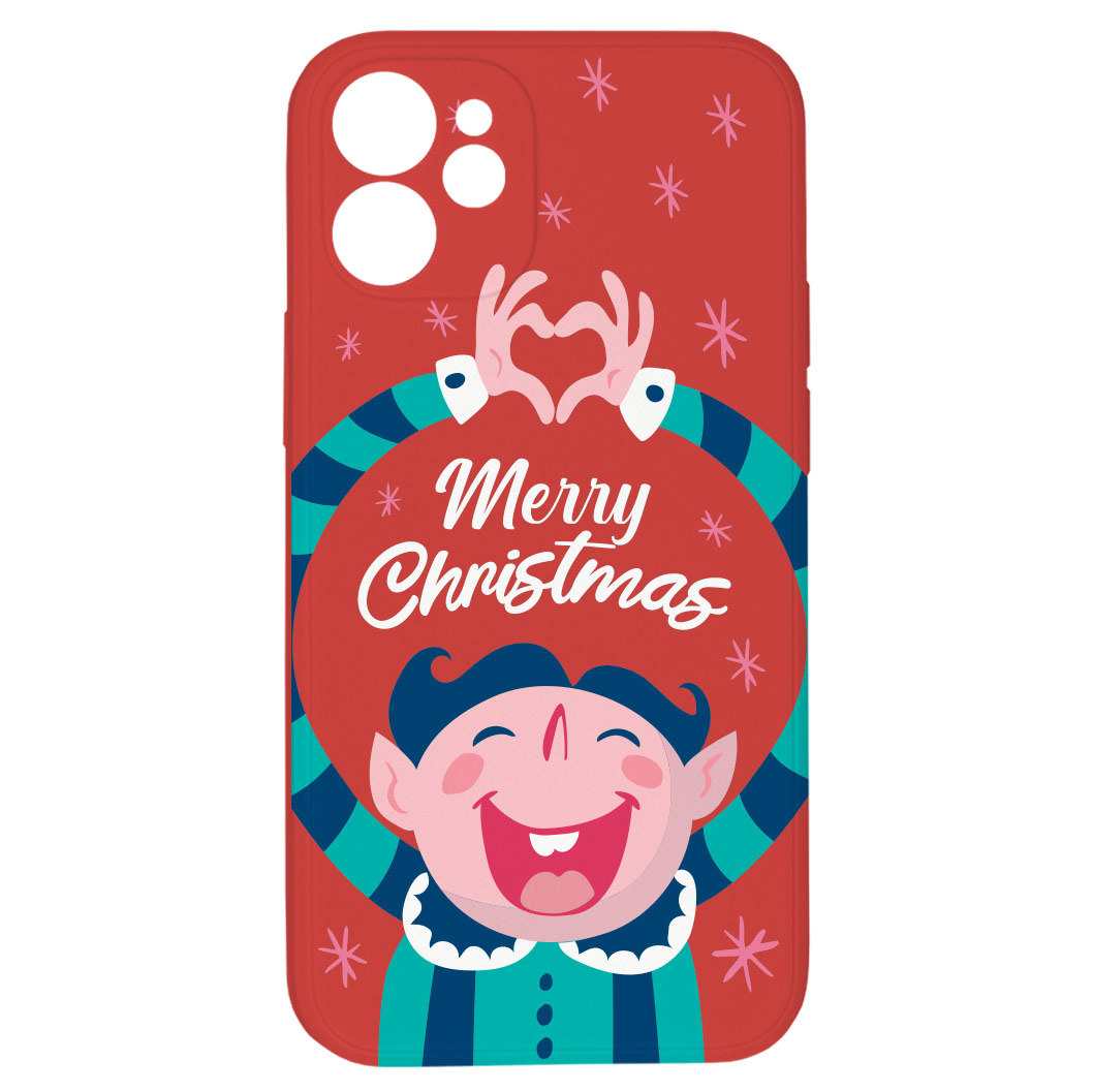 Levně Kryt Šťastné a veselé pro iPhone 12 Mini