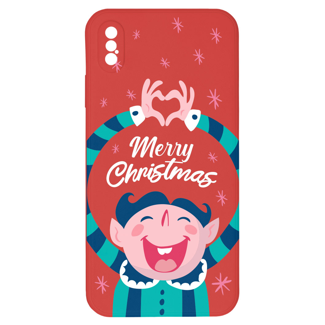 Levně Kryt Šťastné a veselé pro iPhone XS Max