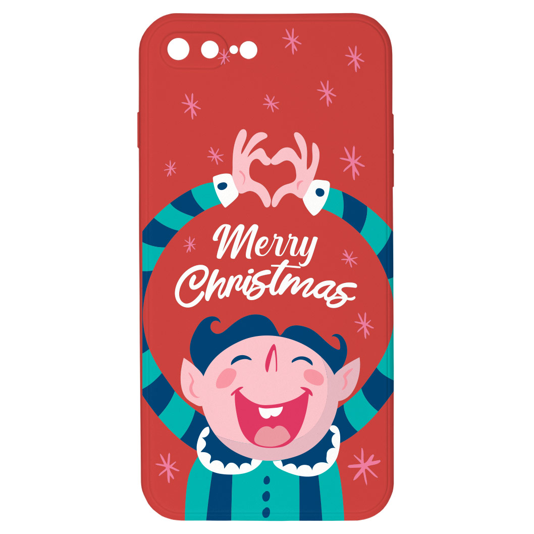 Levně Kryt Šťastné a veselé pro iPhone 7/8 Plus